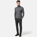 Vitrenzomode | Men’s Polyester Knitted Turtleneck Sweater