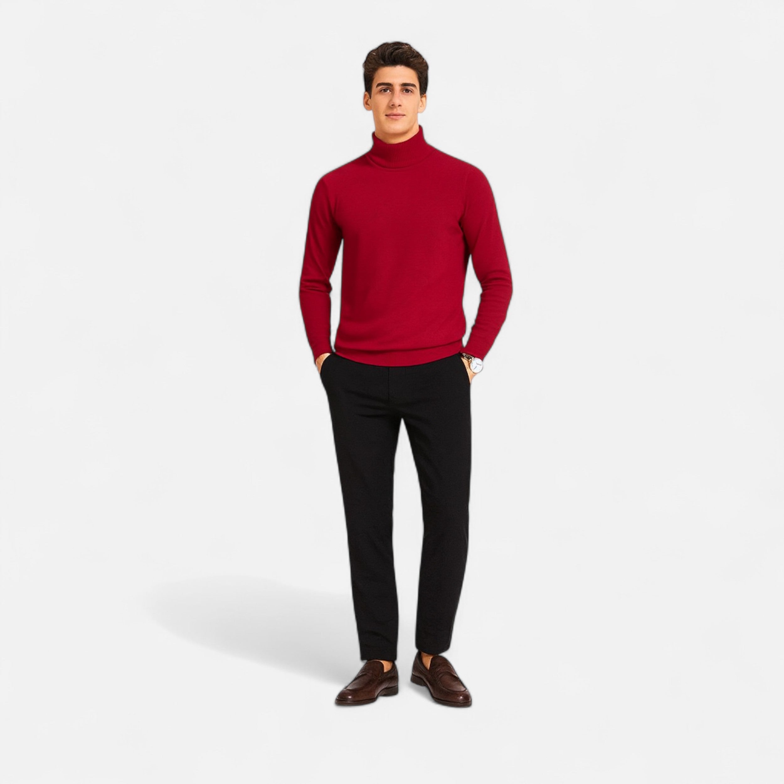 Vitrenzomode | Men’s Double Collar Sweater