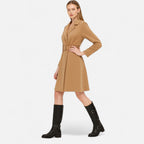 Vitrenzomode | Women’s Leather Knee High Buckle Boots