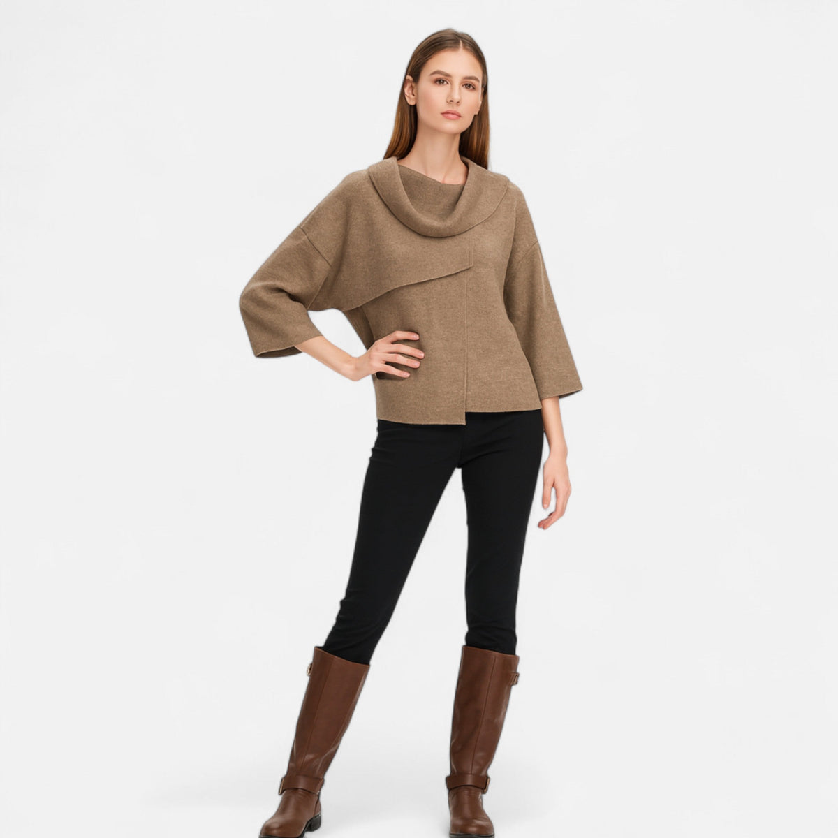 Vitrenzomode | Women’s Polyester Plush Padded Winter Coat