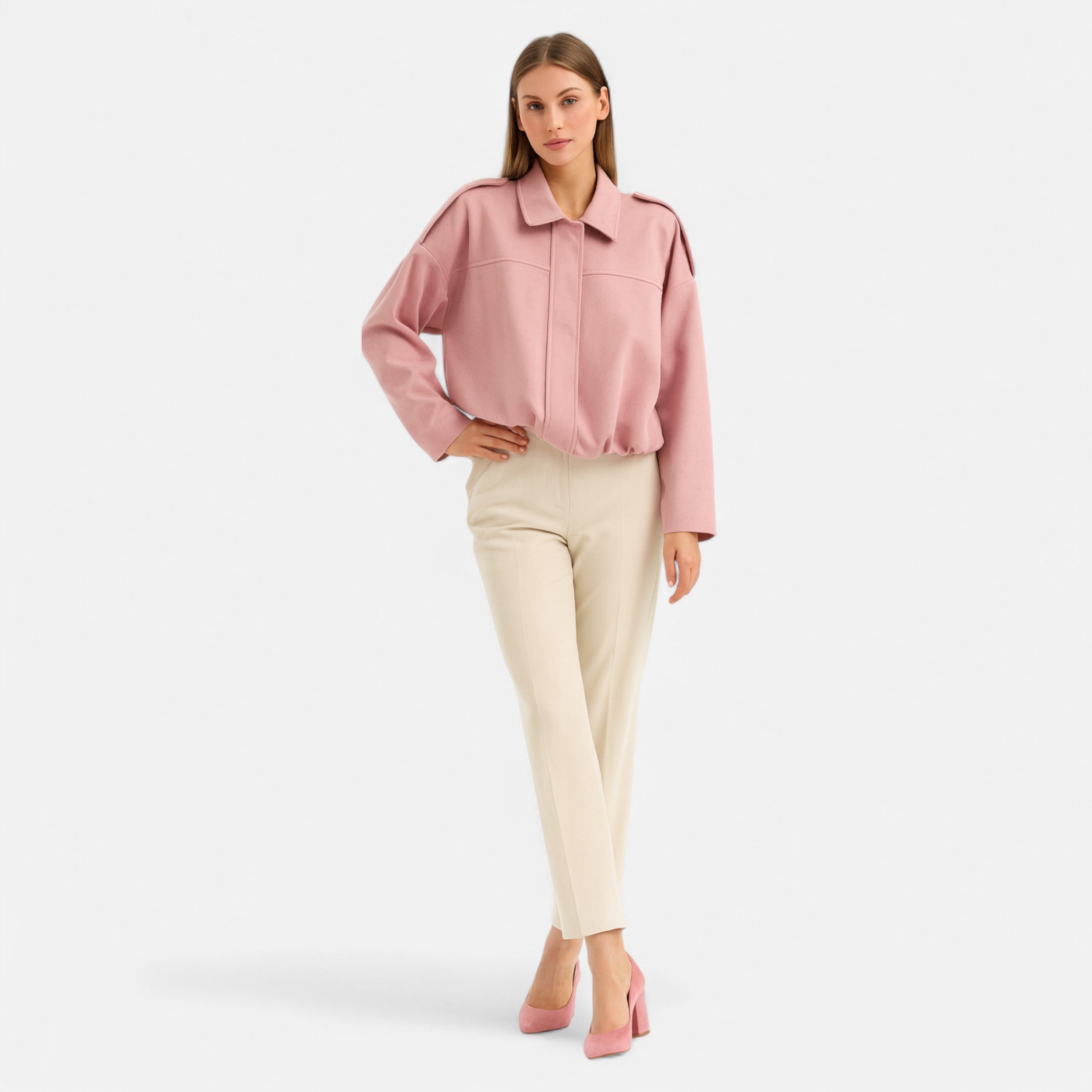 Vitrenzomode | Women’s Polyester Bomber Jacket