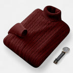 Vitrenzomode | Men’s Wool Knitted Turtleneck Pullover Sweater