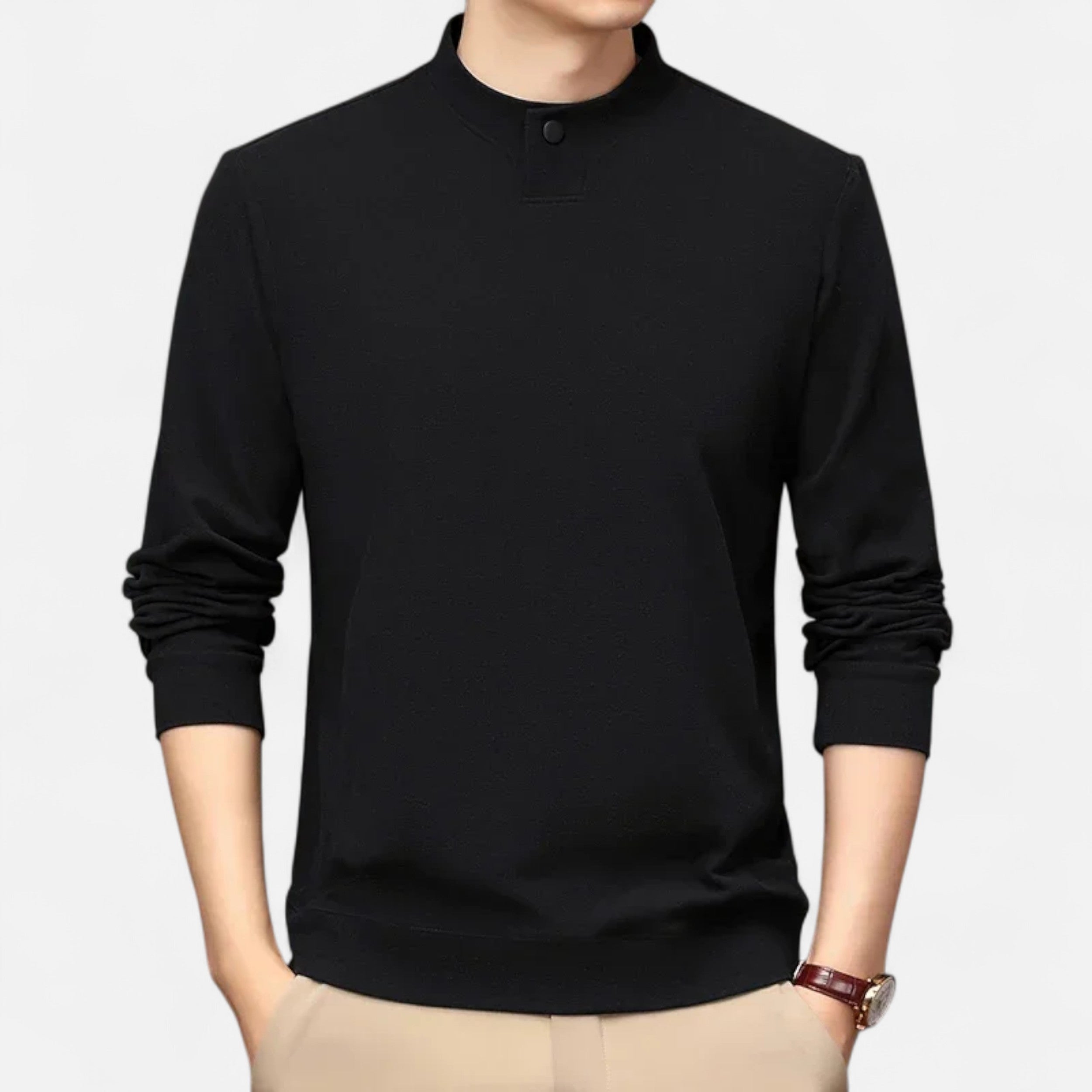Vitrenzomode | Men’s Polyester Casual Pullover Undershirt