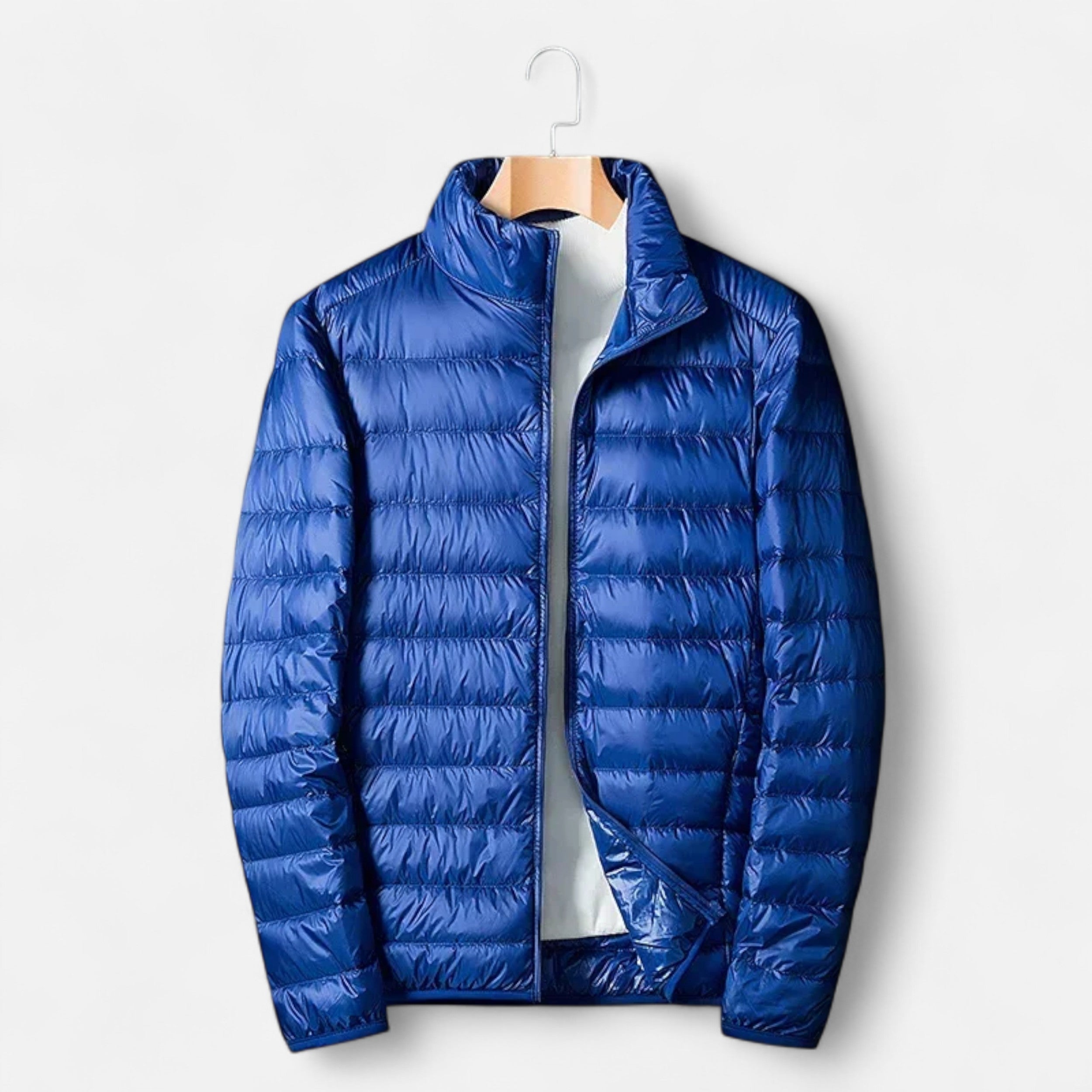 Vitrenzomode | Men’s White Duck Down Lightweight Waterproof Jacket