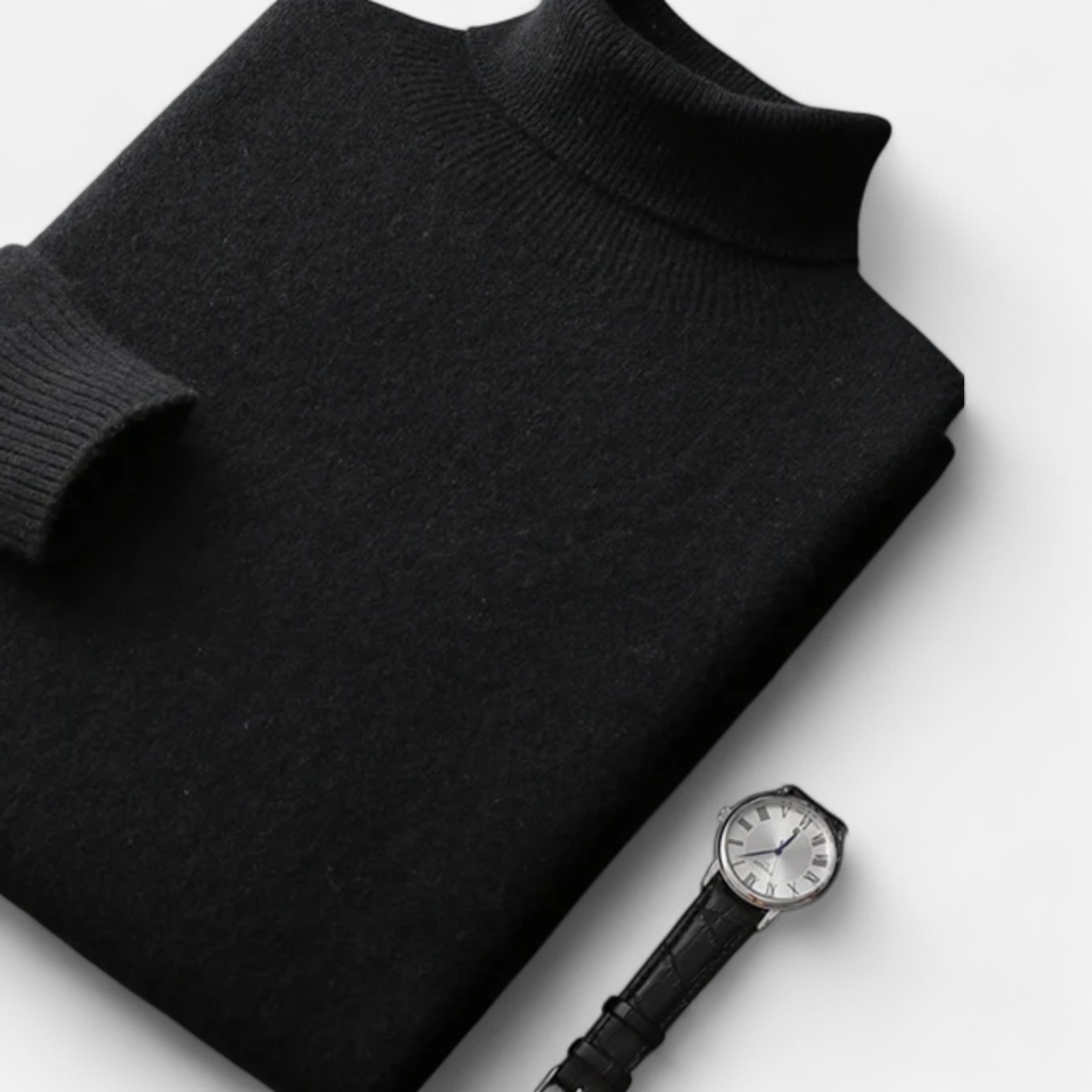 Vitrenzomode | Men’s 100% Australian Merino Wool Turtleneck Pullover Sweater