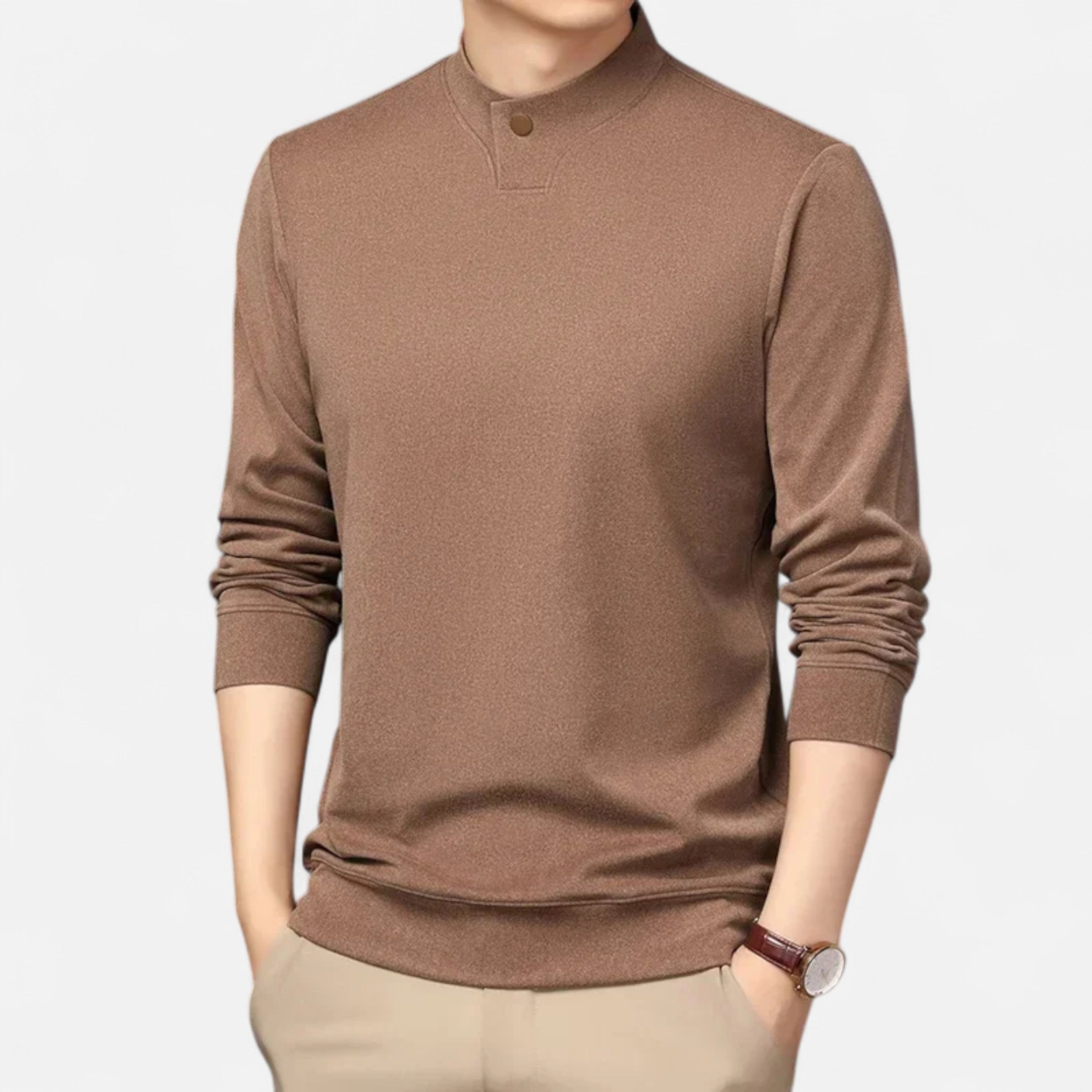 Vitrenzomode | Men’s Polyester Casual Pullover Undershirt
