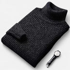 Vitrenzomode | Men’s Wool Knitted Slim Fit Turtleneck Sweater