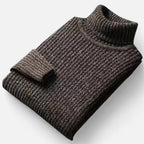 Vitrenzomode | Men’s Wool Knitted Slim Fit Turtleneck Sweater