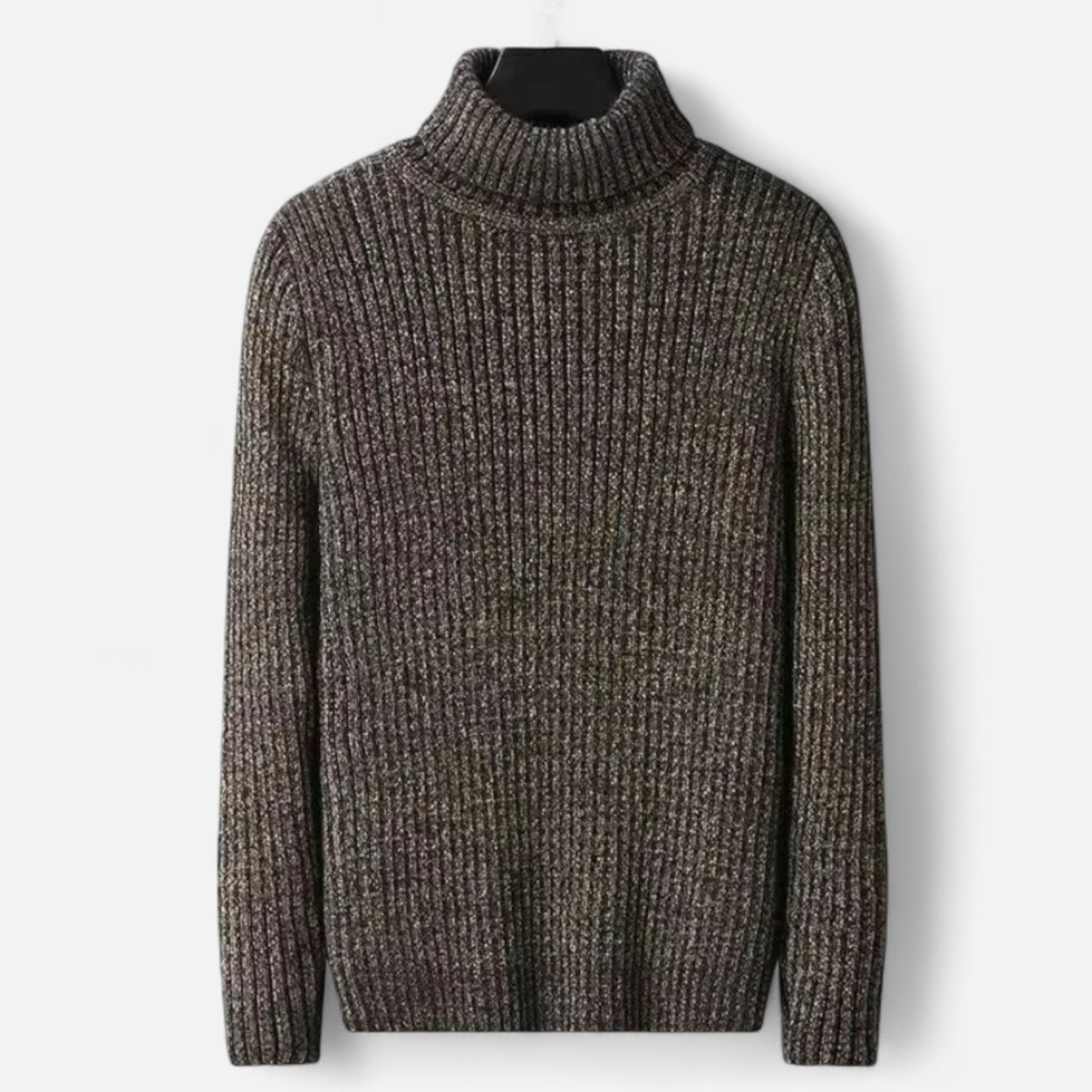 Vitrenzomode | Men’s Wool Knitted Slim Fit Turtleneck Sweater