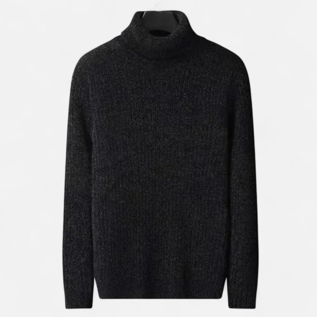 Vitrenzomode | Men’s Wool Knitted Slim Fit Turtleneck Sweater