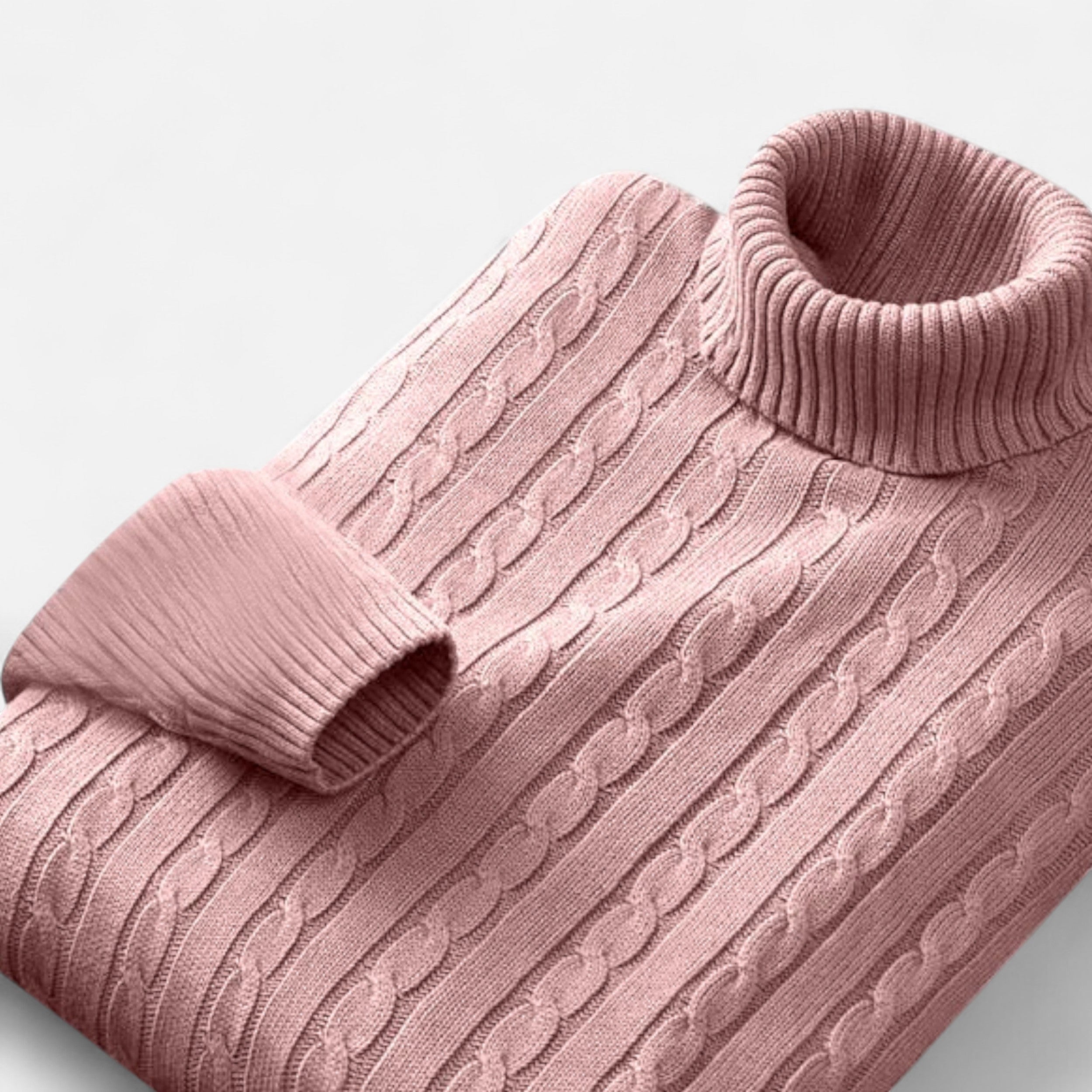 Vitrenzomode | Men’s Wool Knitted Turtleneck Pullover Sweater
