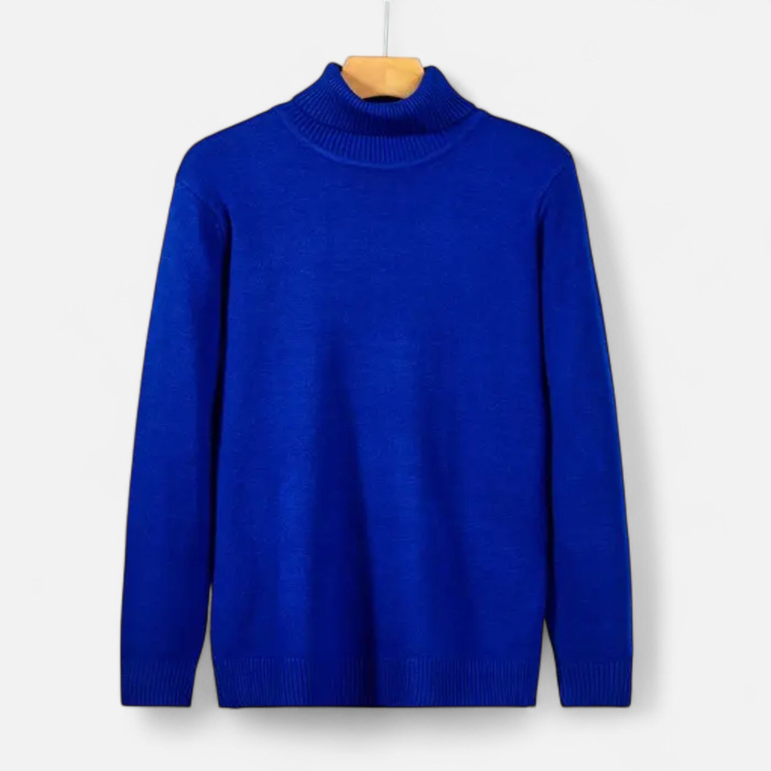 Vitrenzomode | Men’s Wool Knit Lightweight Long Sleeve Pullover Sweater