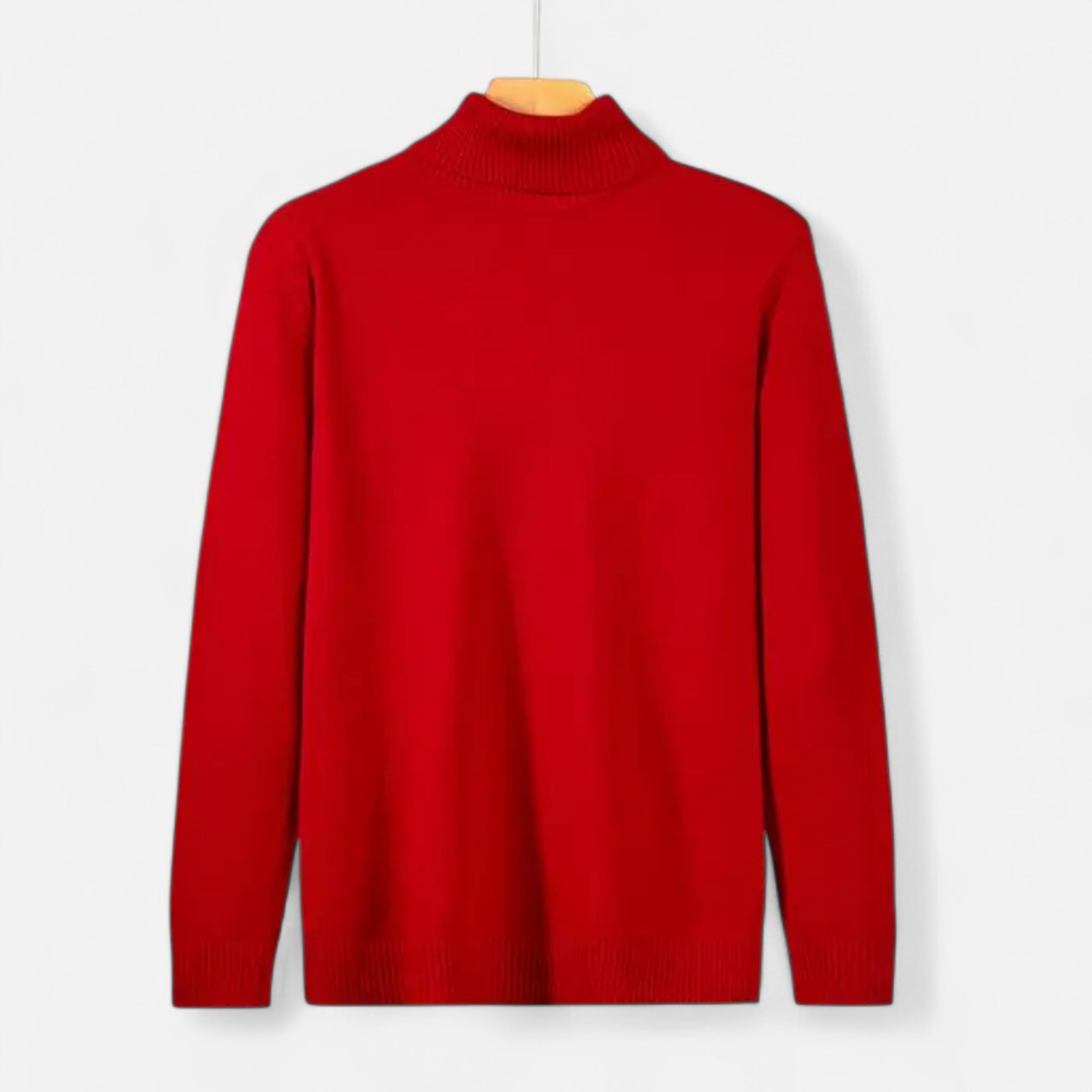 Vitrenzomode | Men’s Wool Knit Lightweight Long Sleeve Pullover Sweater