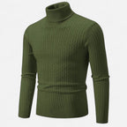 Vitrenzomode | Men’s Polyester Knitted Turtleneck Sweater