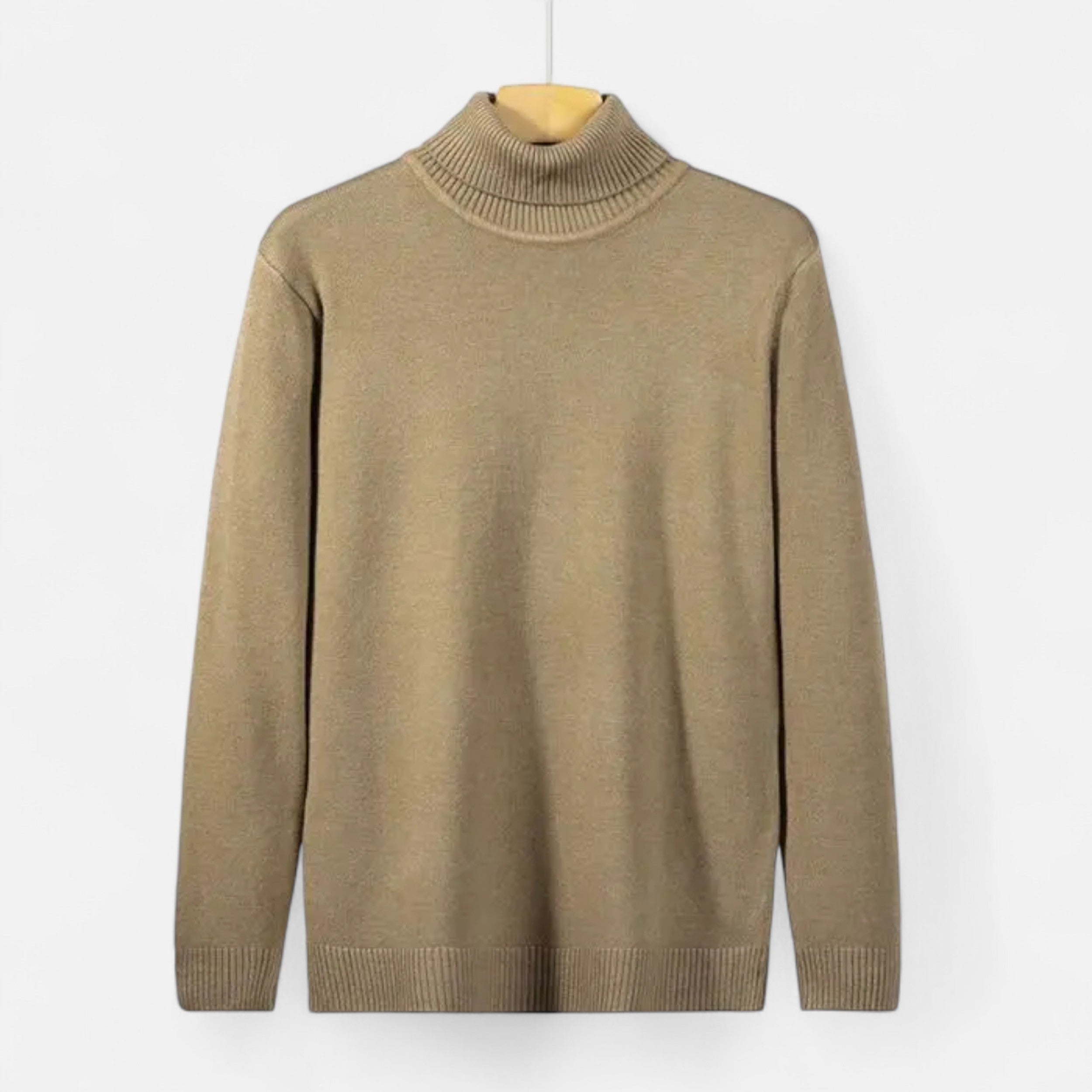 Vitrenzomode | Men’s Wool Knit Lightweight Long Sleeve Pullover Sweater