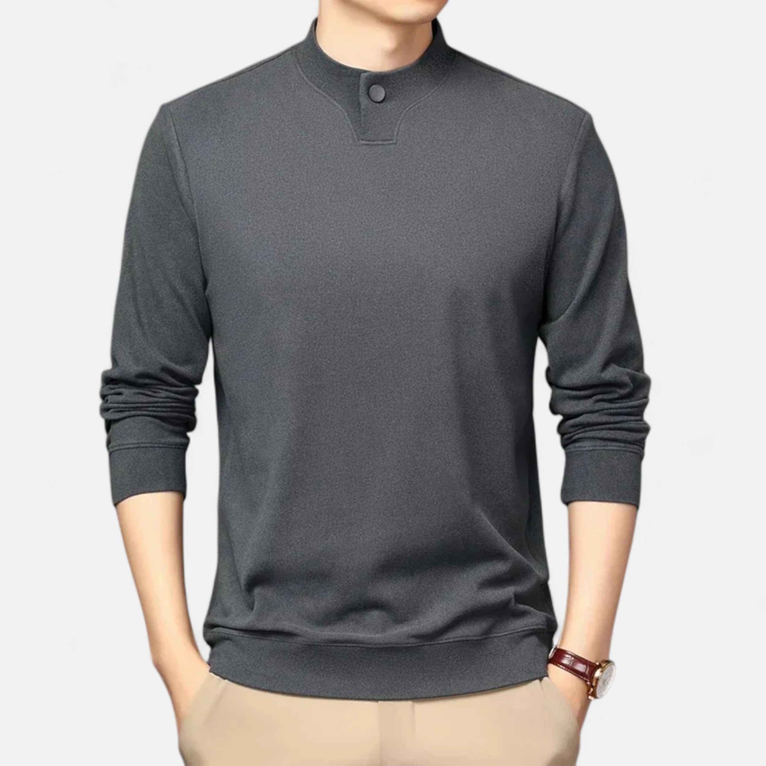 Vitrenzomode | Men’s Polyester Casual Pullover Undershirt
