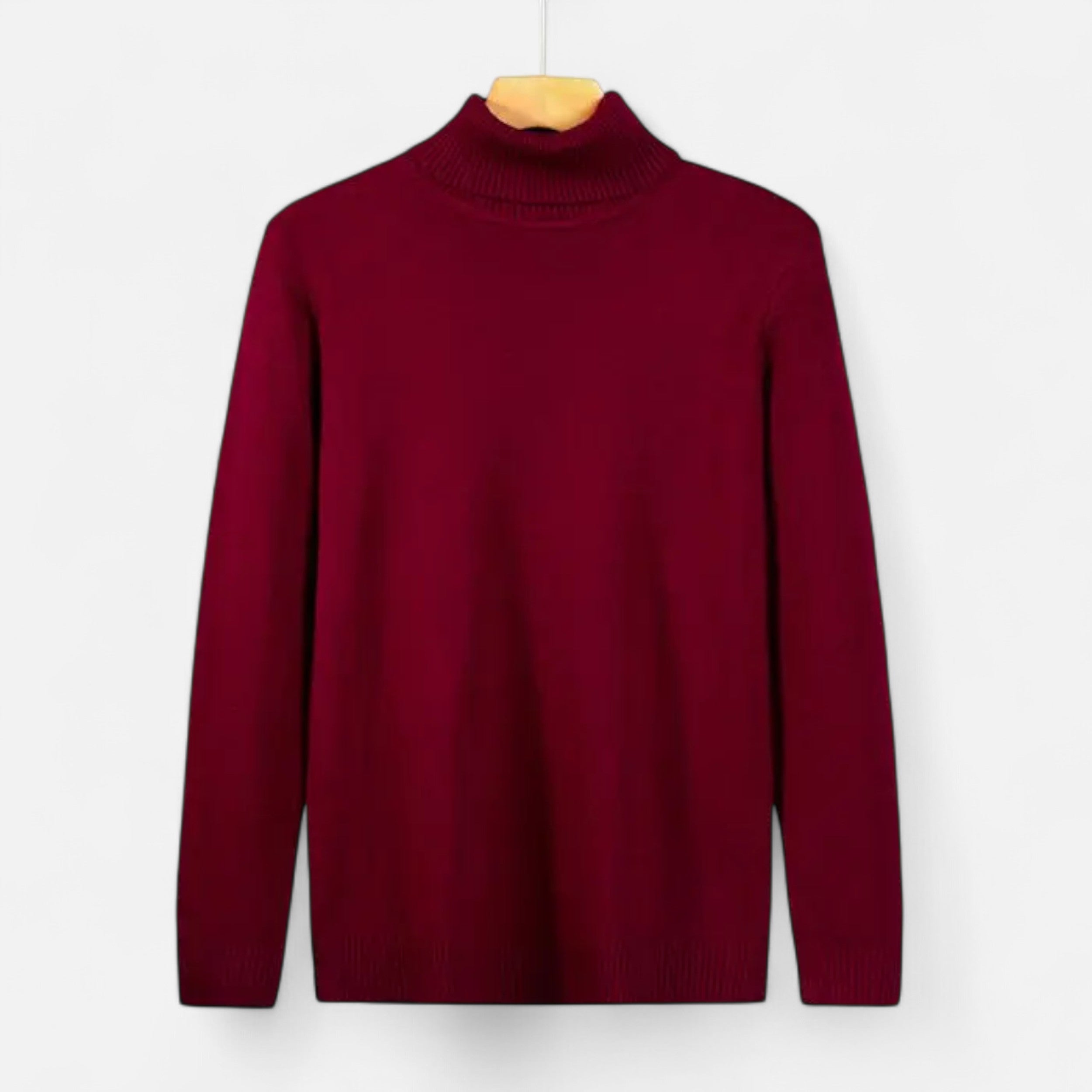Vitrenzomode | Men’s Wool Knit Lightweight Long Sleeve Pullover Sweater